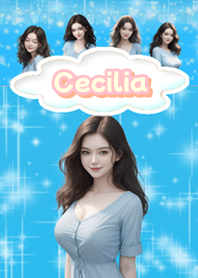 Cecilia beautiful girl blue04