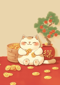 แมวกวัก นำโชค รวยๆ วันตรุษจีน 888