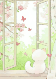 Cat at the window V.3