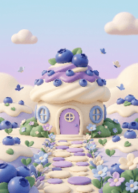 Pastel Blueberry Cottage