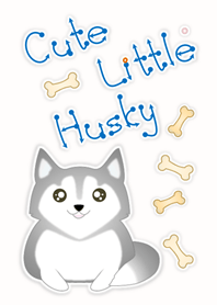 Cute Little Husky 2 (Beige V.1)