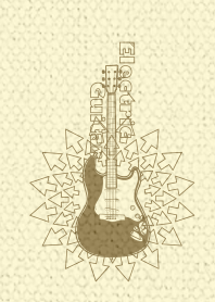 Electricguitar arrow ver_Yellow5