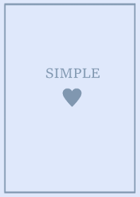 SIMPLE HEART =blue sky=
