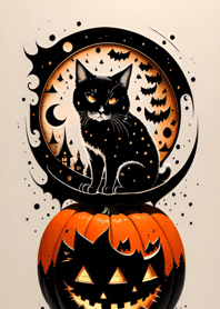 halloween cat f7b42D
