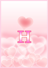 initial H pink