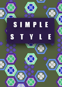 Japanese Pattern Purple Simple Style