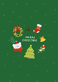 Cute merry Christmas