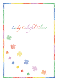 Lucky Colorful Clover