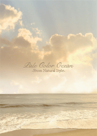 Pale color Ocean