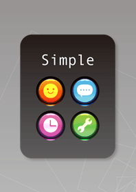 シンプル、黒。男性向け。2