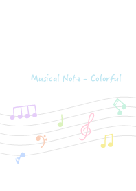 Musical Note - Colorful
