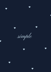 heart & pattern* RichNavy_aqua