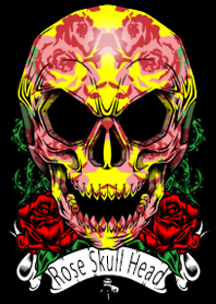 "Rose Skull Head"(STOP)