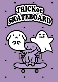 SHIROP and RIBBON/halloween skateboard5