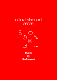 natural standard sense -red-