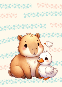 Tema Capybara Beige Lembut