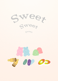 甜蜜的果凍軟糖