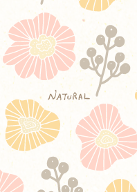 dull color flower and fruit from Japan