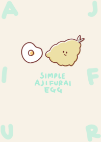 deep-fried horse mackerel fried egg.