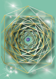 Mint Green : March iolite & octagon