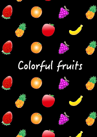 buah berwarna-warni