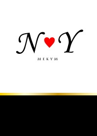 LOVE INITIAL - N&Y
