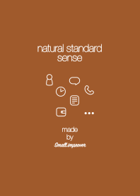 natural standard sense -brown-