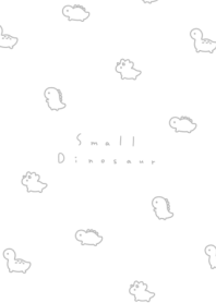 Small Dinosaur pattern/WH gray