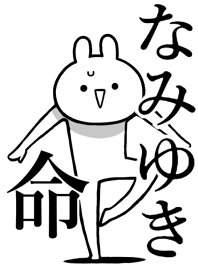 【なみゆき】命!好きすぎる名前着せかえ