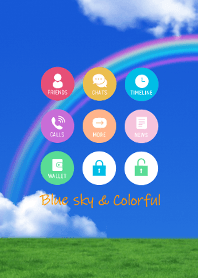 Blue sky & Colorful