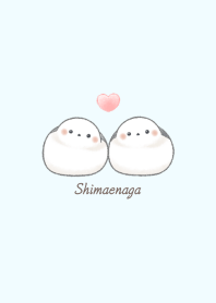シマエナガ カップル -ブルー-