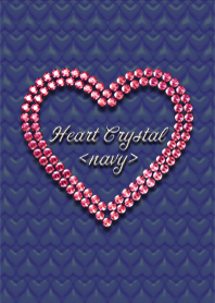 Heart Crystal <navy>
