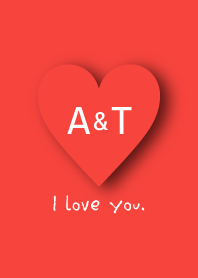 INITIAL -A&T- I Love you