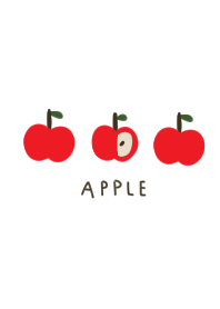 Three simple apples.