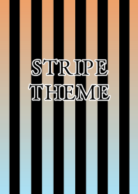 GRADATION STRIPE/ORANGE BLUE/BLACK