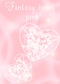 幻想的なハート ピンク