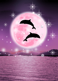 Lucky Strawberry Moon double dolphins 8