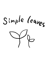 Simple monochromatic leaf