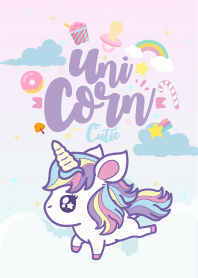 Unicorn Kawaii Love So cute