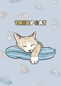 creamtabby2 - light slate blue
