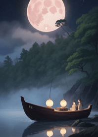 ทะเลสาบเงียบสงบ - พระจันทร์, เรือ yixkw