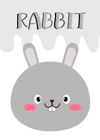 กระต่ายสีเทาเรียบง่าย