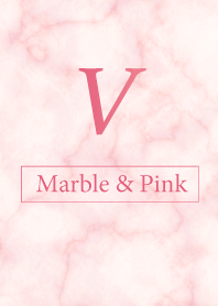 V-Marble&Pink-Initial