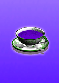 Magical purple black tea