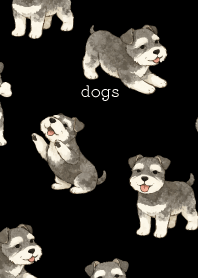 Dogs are soothing06 on black