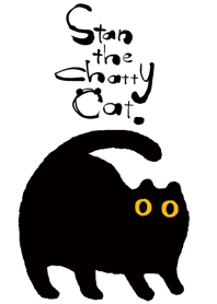 Stan the chatty cat.  White version.