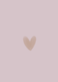 SIMPLE HEART / BEIGE PINK