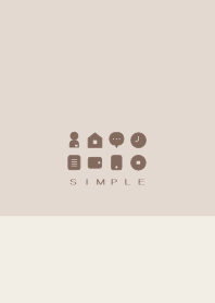SIMPLE(beige brown)V.1024b