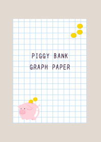 PIGGY BANK GRAPH PAPERj-BEIGE