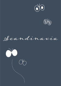 北欧の可愛いちょうちょ